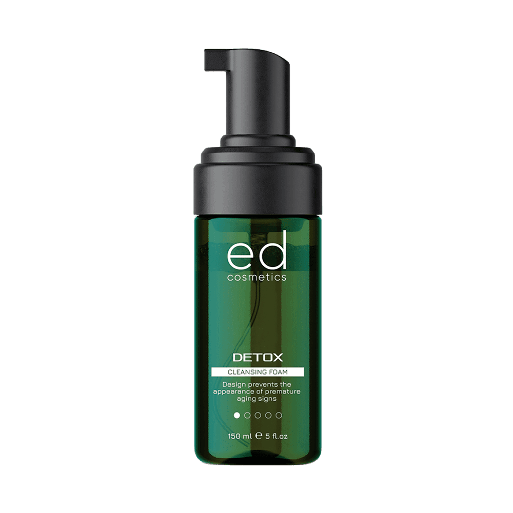 Детокс-пінка для вмивання ED Cosmetics DETOX CLEANSING FOAM, 150 мл