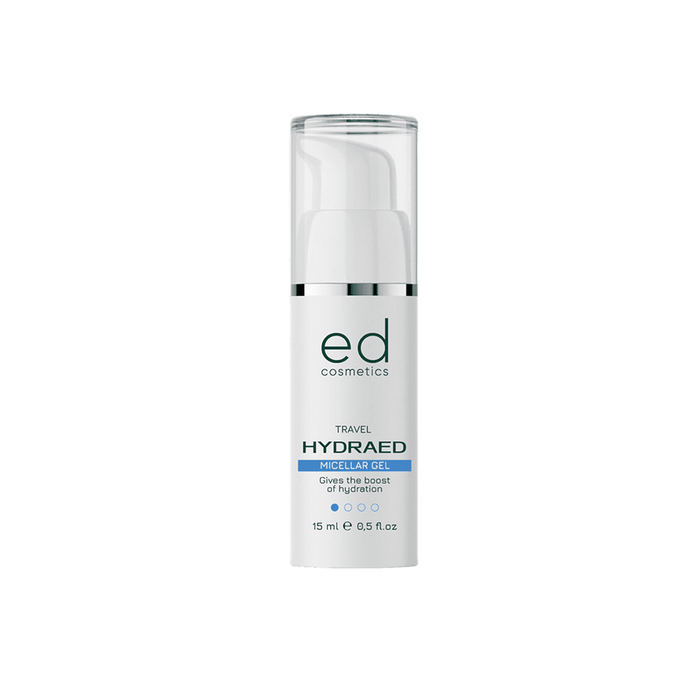 Міцелярний гель для очищення обличчя ED Cosmetics HYDRAED Micellar Gel, 15 мл