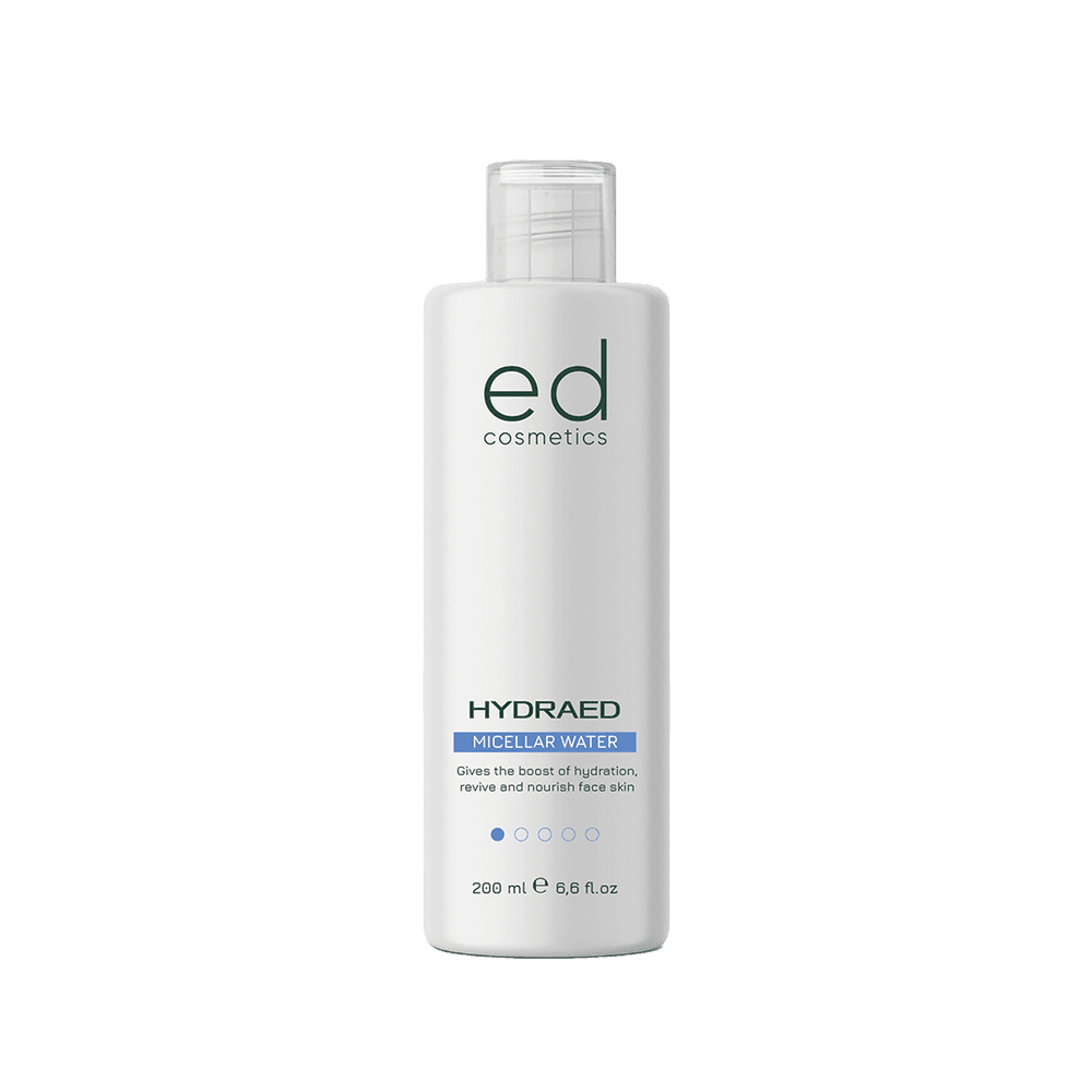 Міцелярна вода для очищення обличчя ED Cosmetics HYDRAED Micellar Water, 200 мл