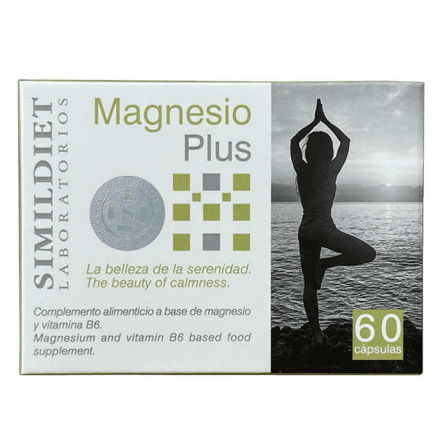 Дієтична добавка з магнієм і вітаміном B6 Simildiet Magnesio Plus 60 капсул