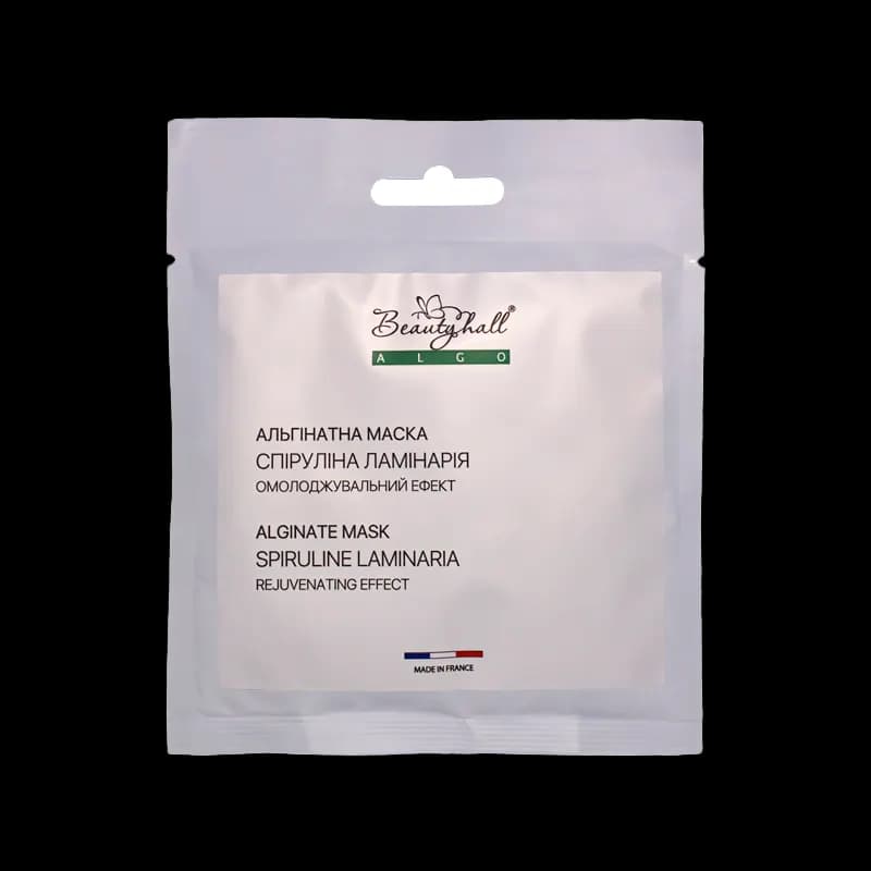 Альгінатна маска для обличчя Beautyhall ALGO зі спіруліною та ламінарією, 30 г