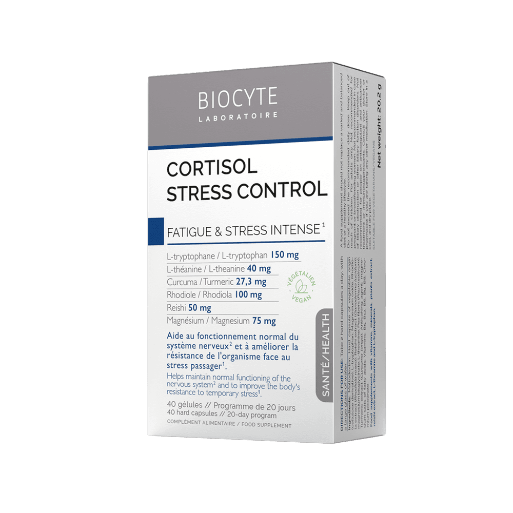 Дієтична добавка антистресова Biocyte Cortisol Stress Control 40 капсул