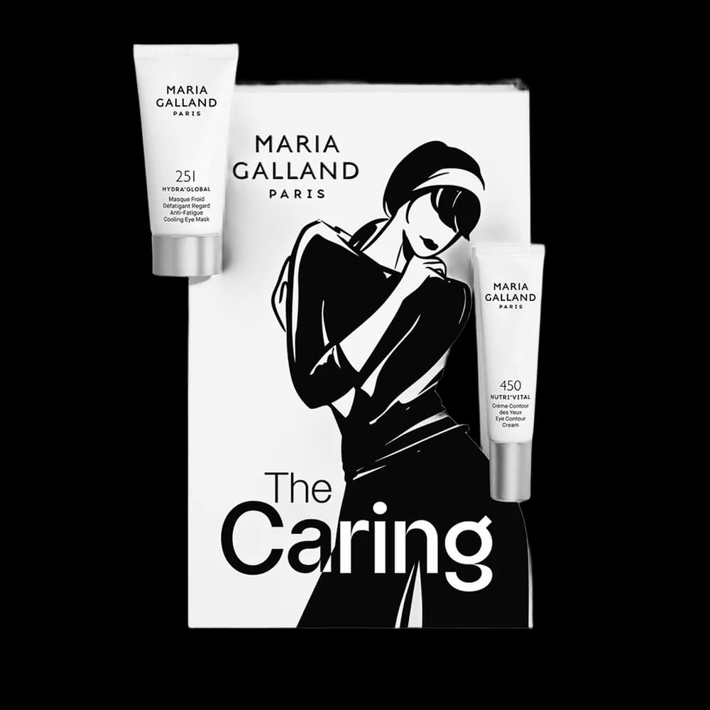 Набір для догляду за шкірою навколо очей Maria Galland Paris THE CARING EYES (крем 15 мл + маска 30 мл)