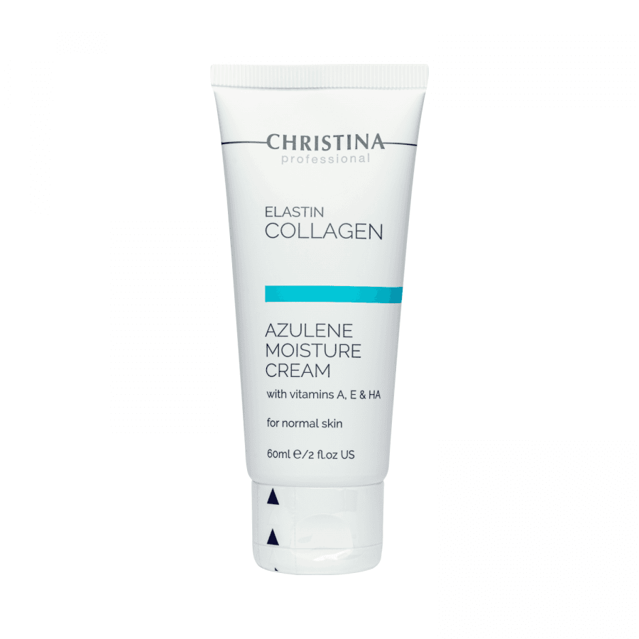 Азуленовий зволожувальний крем для нормальної шкіри Christina Elastin Collagen Azulene Moisture Cream 60 мл