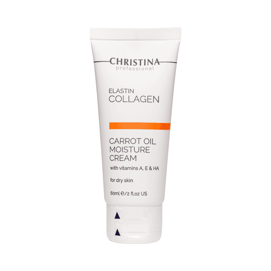 Зволожувальний морквяний крем для сухої шкіри Christina Elastin Collagen Carrot Cream 60 мл