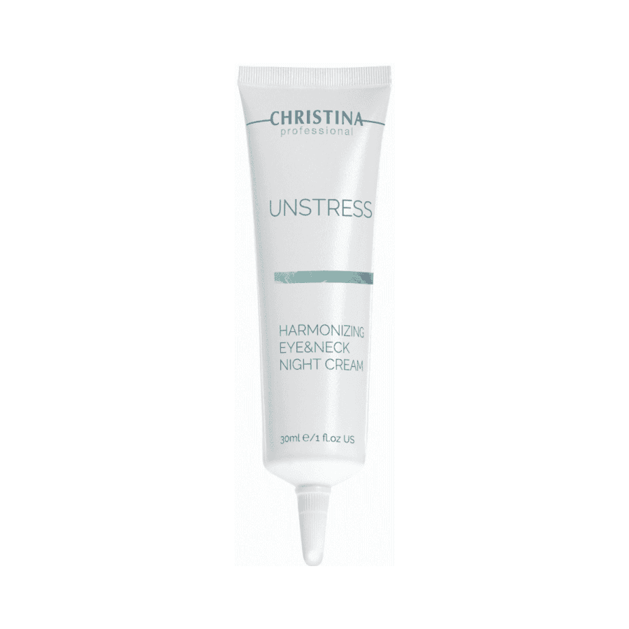Нічний крем для шкіри навколо очей та шиї Christina UNSTRESS Harmonizing Night Cream 30 мл
