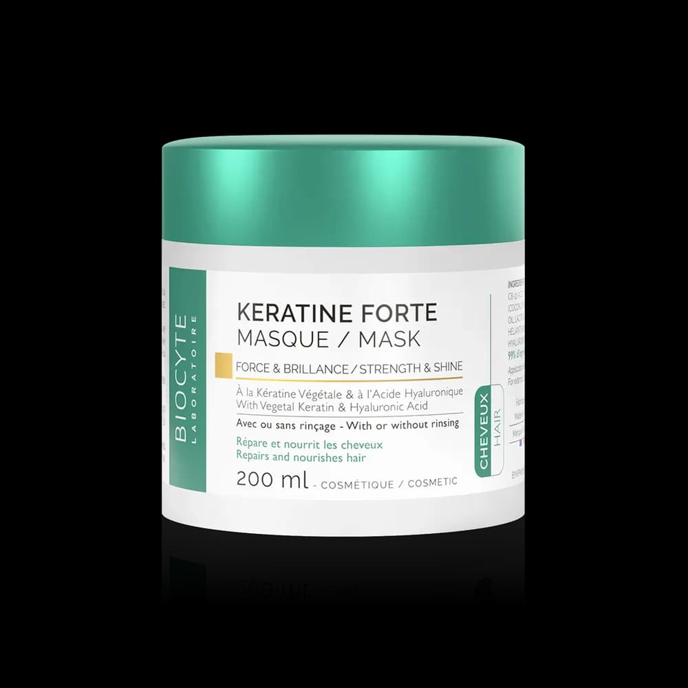 Маска для волосся з рослинним кератином Biocyte Kératine Forte Masque 200 мл