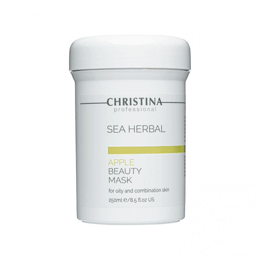 Маска для обличчя з екстрактом зеленого яблука Christina Sea Herbal Beauty Mask Green Apple, 60 мл