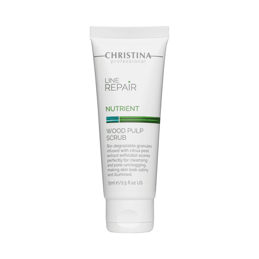 Скраб із деревинною целюлозою Christina LINE REPAIR NUTRIENT Wood Pulp Scrub
