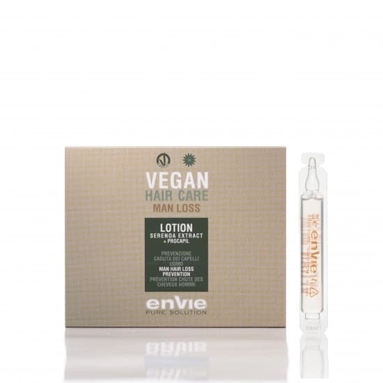 Лікувальний лосьйон в ампулах проти випадіння волосся Raywell Envie Vegan Man Loss
