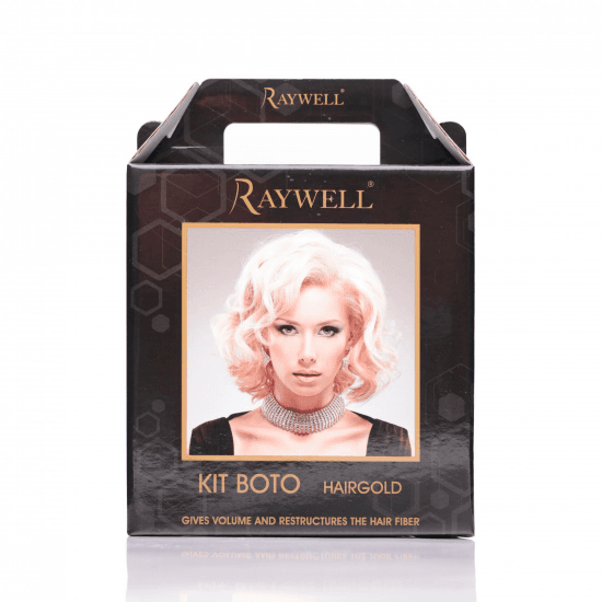 Міні набір для наповнення та зволоження волосся Raywell Boto Hair Gold 24K, 3×150 мл