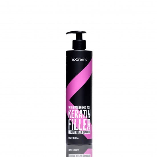 Шампунь для пошкодженого волосся Raywell EXTREMO Botox Yaluronic Acid Keratin, 500 мл