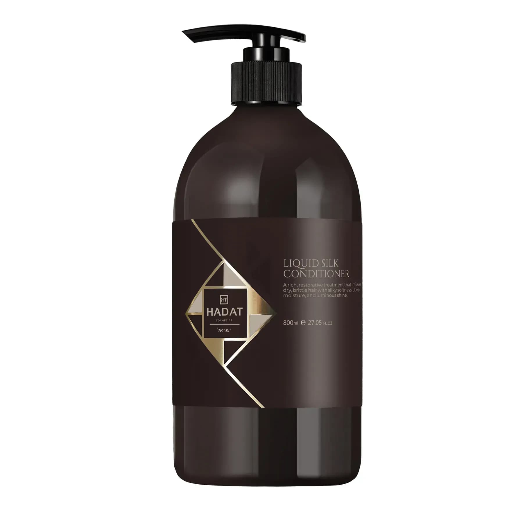 Кондиціонер для Сяйва та Блиску Волосся “Рідкий Шовк” Hadat Liquid Silk Conditioner (250 ml), 800 ml