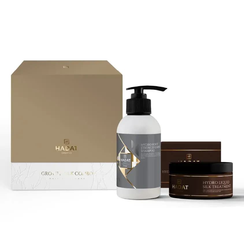 Святковий набір для волосся Hadat GROWTH SILK COMBO