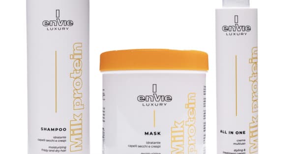 Набір для сухого та кучерявого волосся з молочними протеїнами Raywell Envie Sublime Milk
