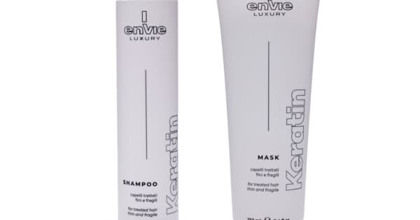 Міні набір для відновлення пошкодженого волосся Envie Sublime Keratin (шампунь + маска)