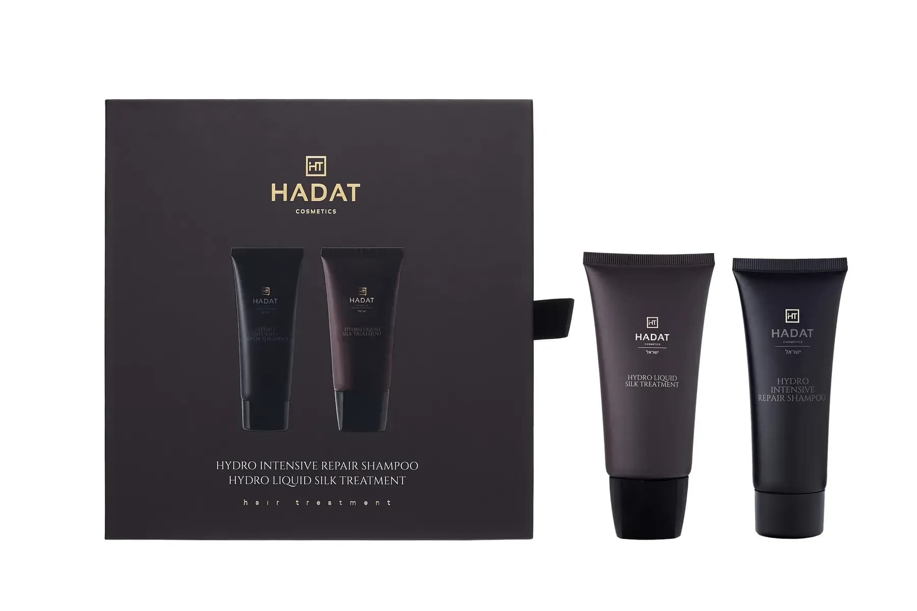 Подарунковий набір для відновлення волосся Hadat Hydro Intensive Repair (шампунь + treatment, 70 мл), 70 ml