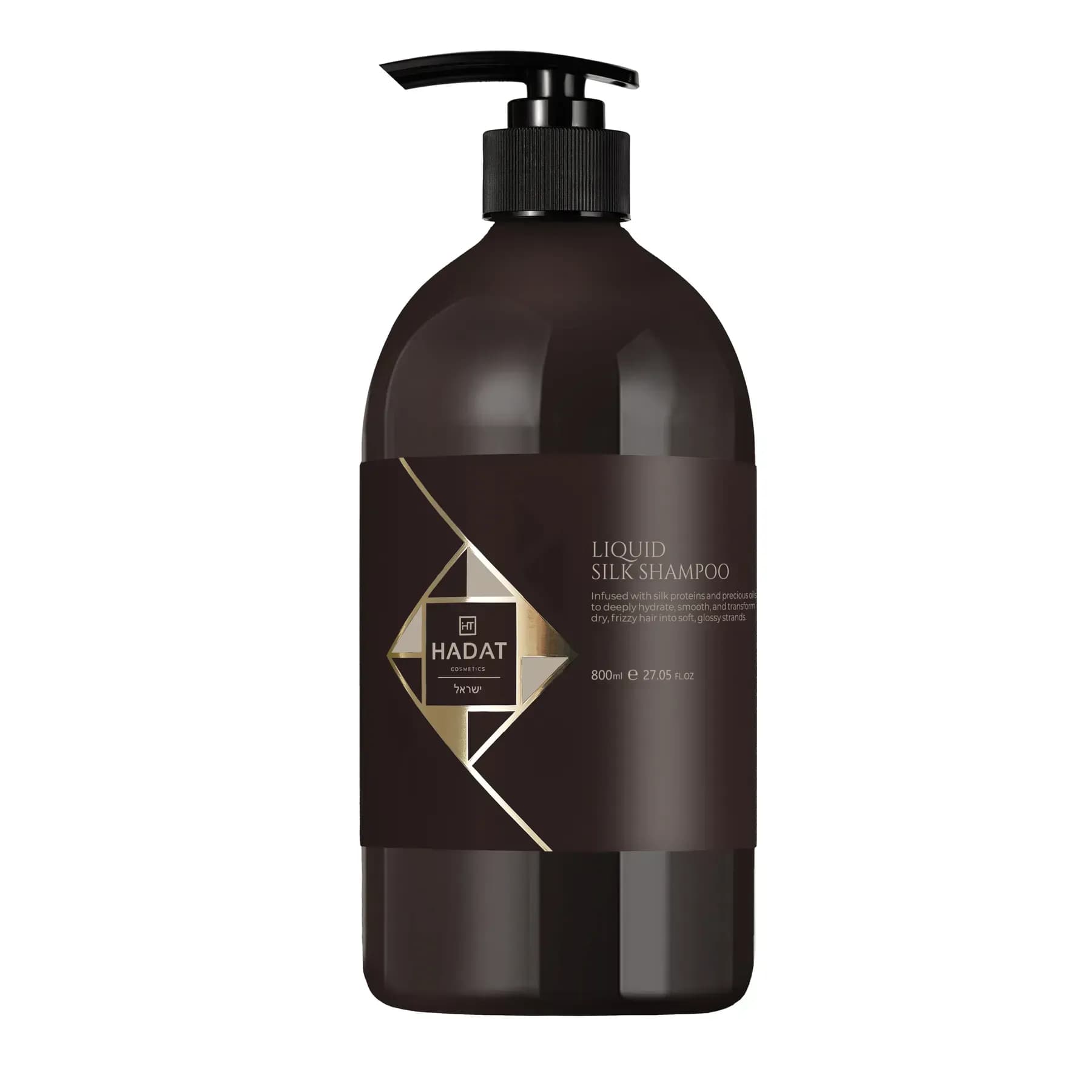 Шампунь для Відновлення Сяйва та Блиску Волосся “Рідкий Шовк” Hadat Liquid Silk Shampoo (250 ml), 800 ml